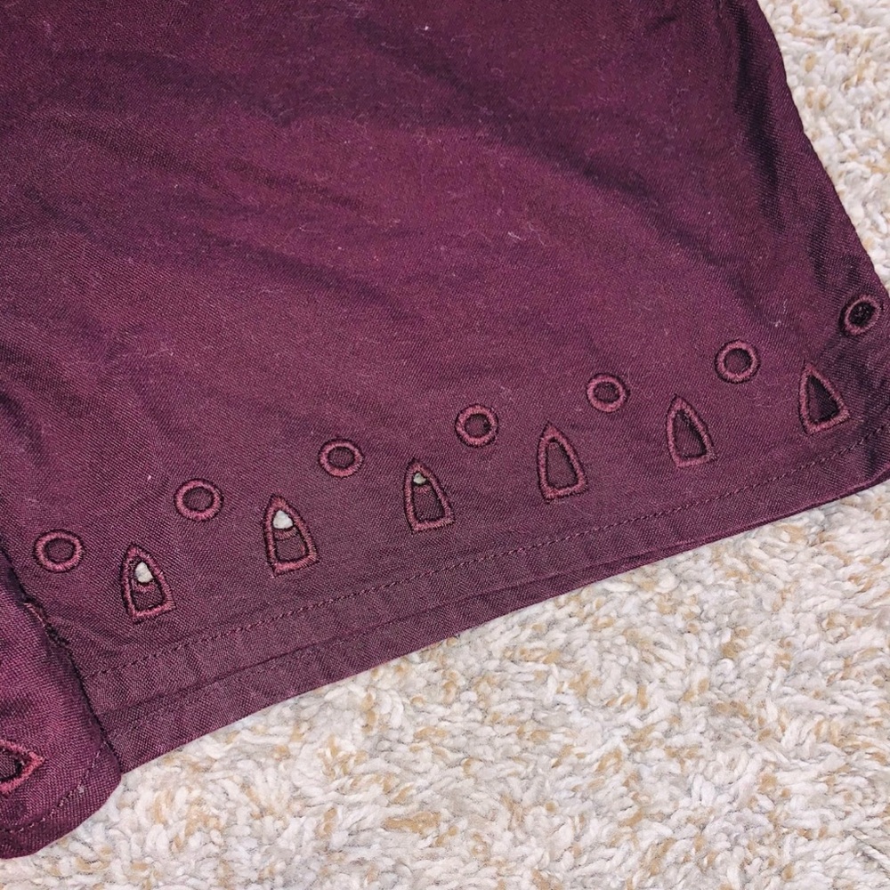 H&M High Waist Purple Shorts NWOT - Picture 2 of 4